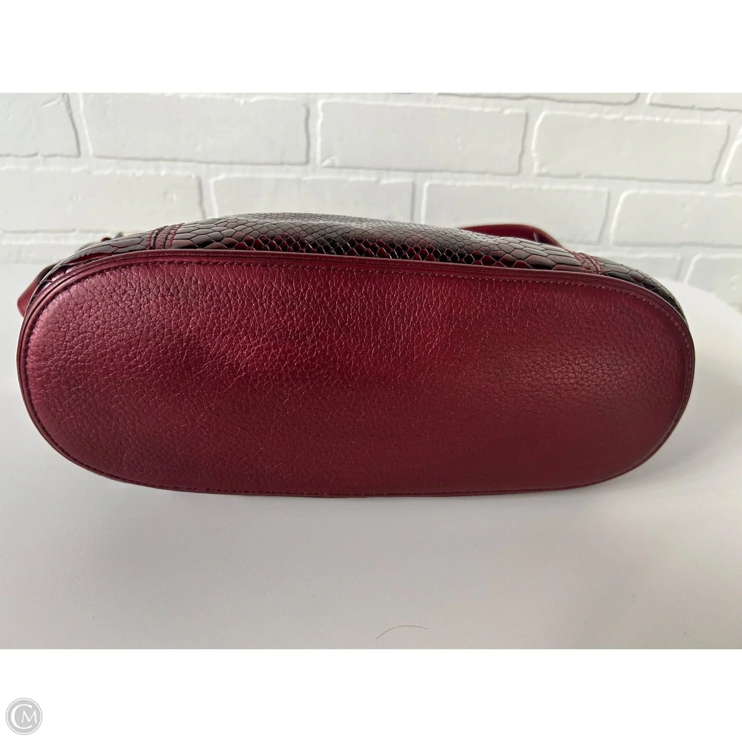 Handbag Leather By Brighton, Size: Medium