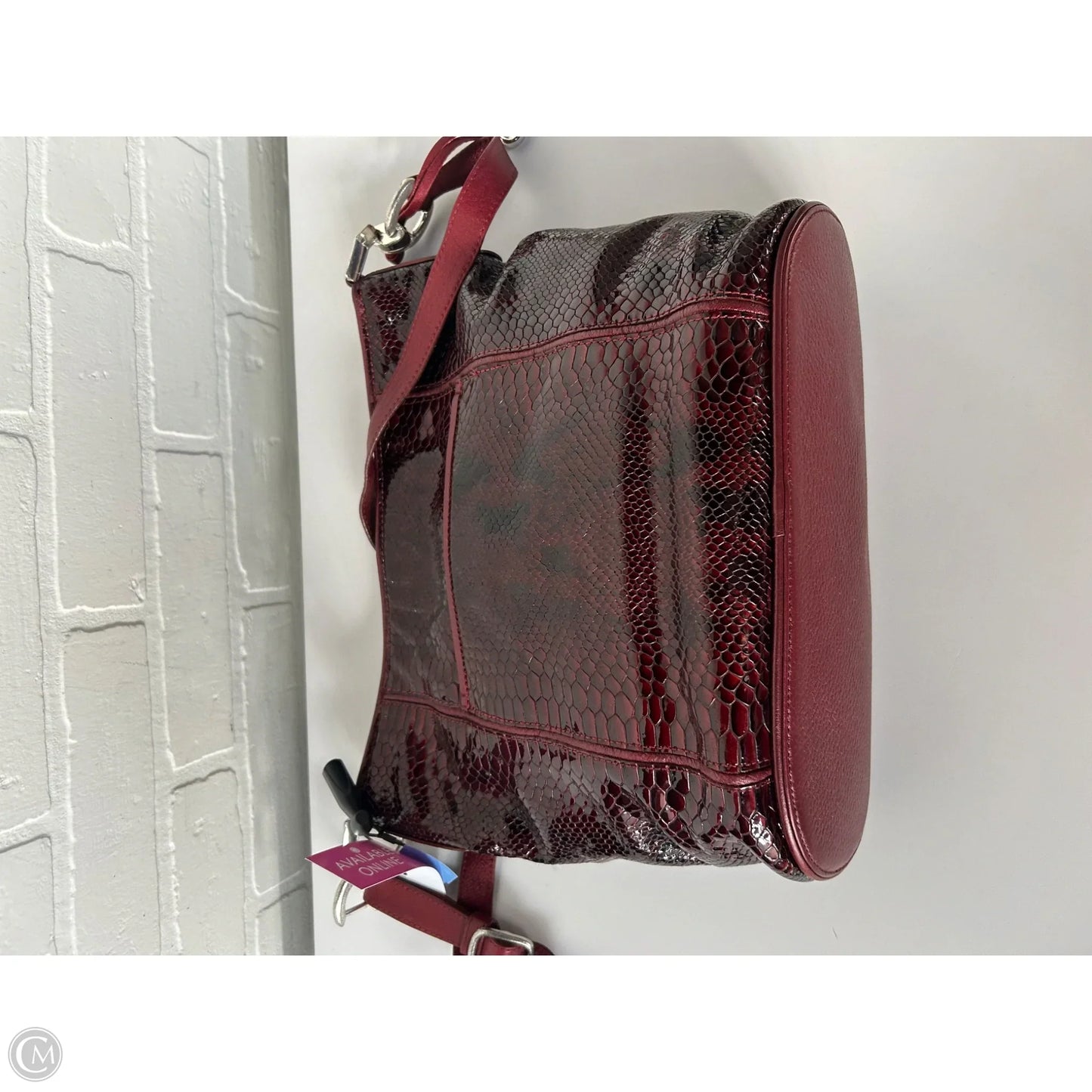 Handbag Leather By Brighton, Size: Medium