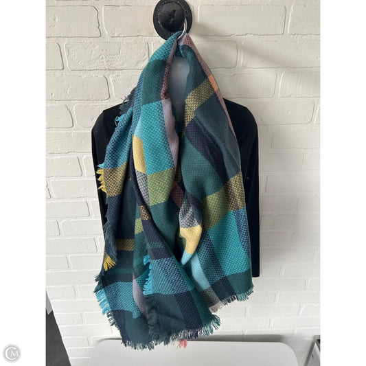 Scarf Winter By Clothes Mentor In Blue & Green