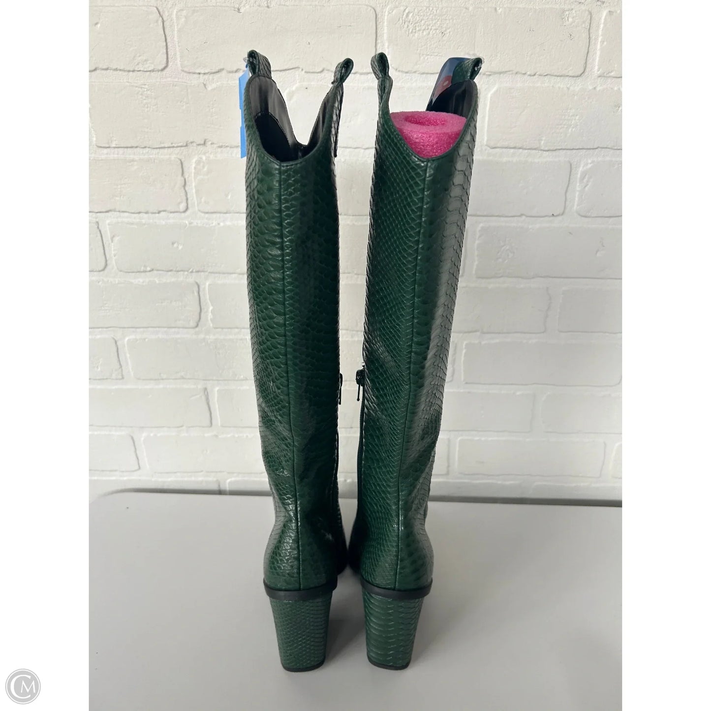 Boots Knee Heels By Dolce Vita In Green, Size: 7