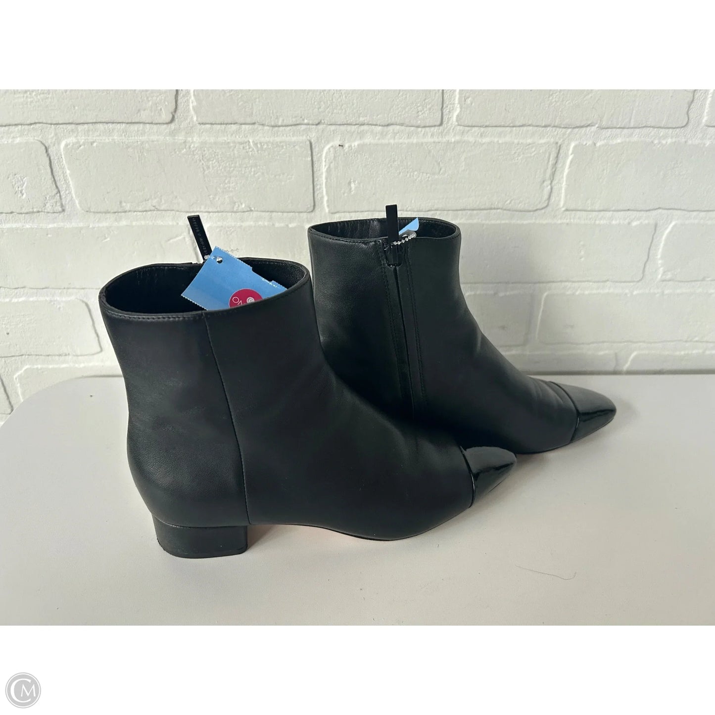 Boots Ankle Flats By Veronica Beard In Black, Size: 7