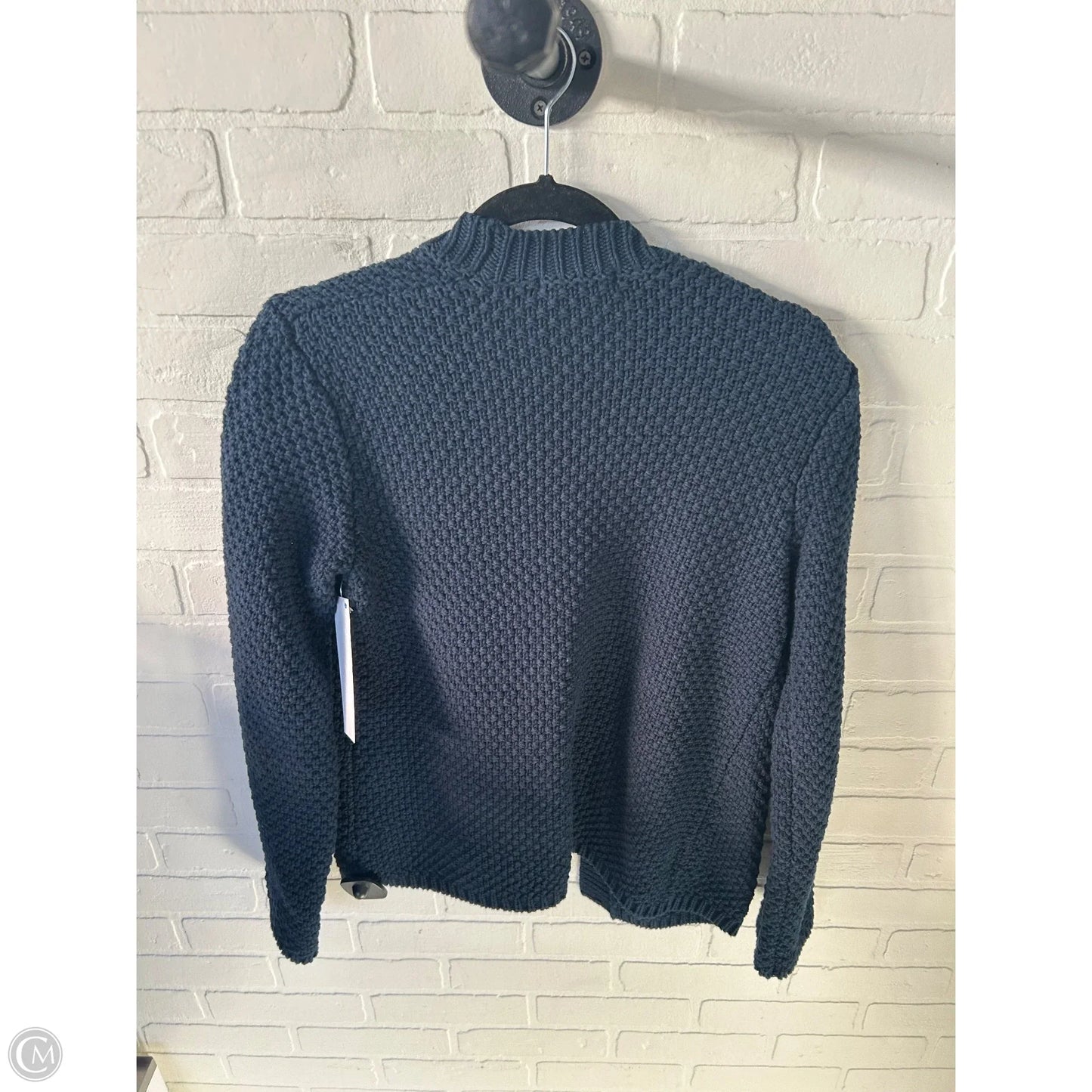 Sweater Cardigan By Orvis In Blue, Size: S