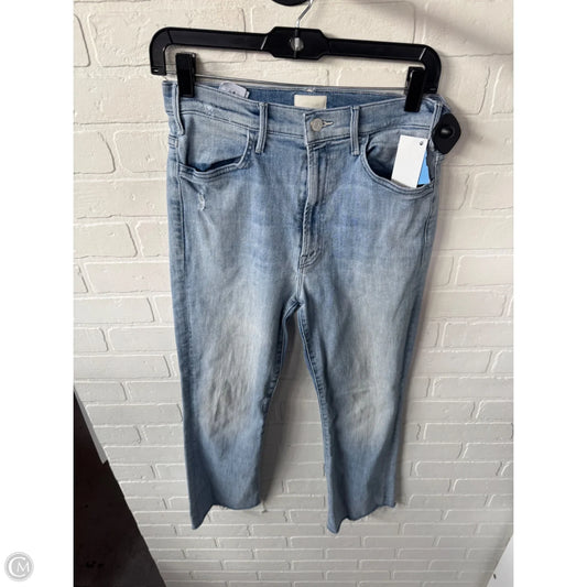 Jeans Cropped By Mother In Blue Denim, Size: 12