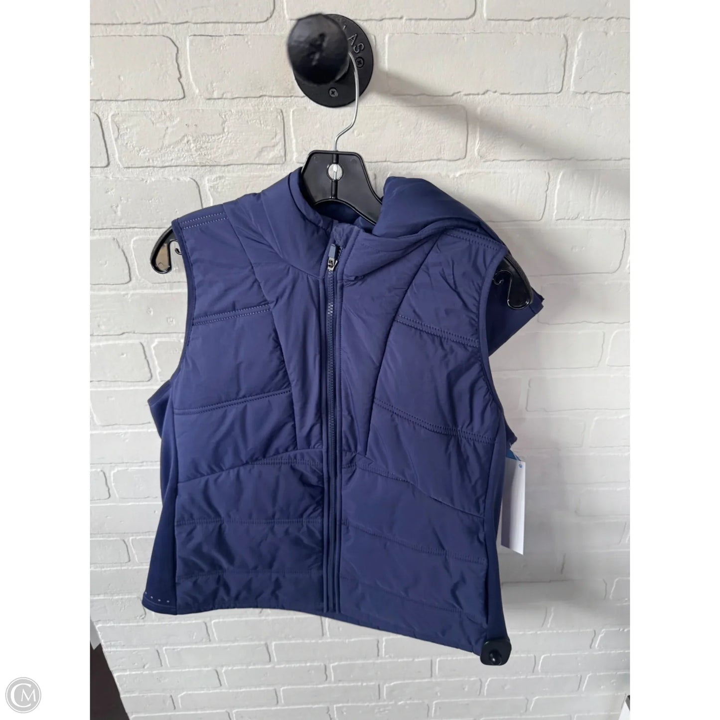 Vest Puffer & Quilted By Avia In Blue, Size: L