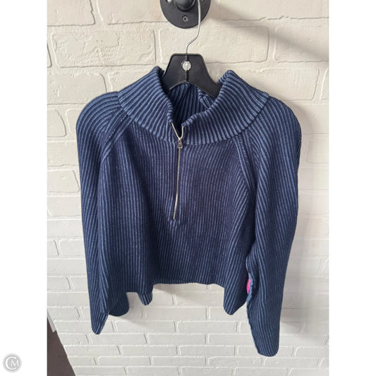 Sweater By Zenana In Blue, Size: M