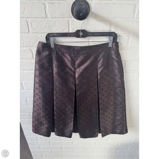 Skirt Midi By Halogen In Brown, Size: 12