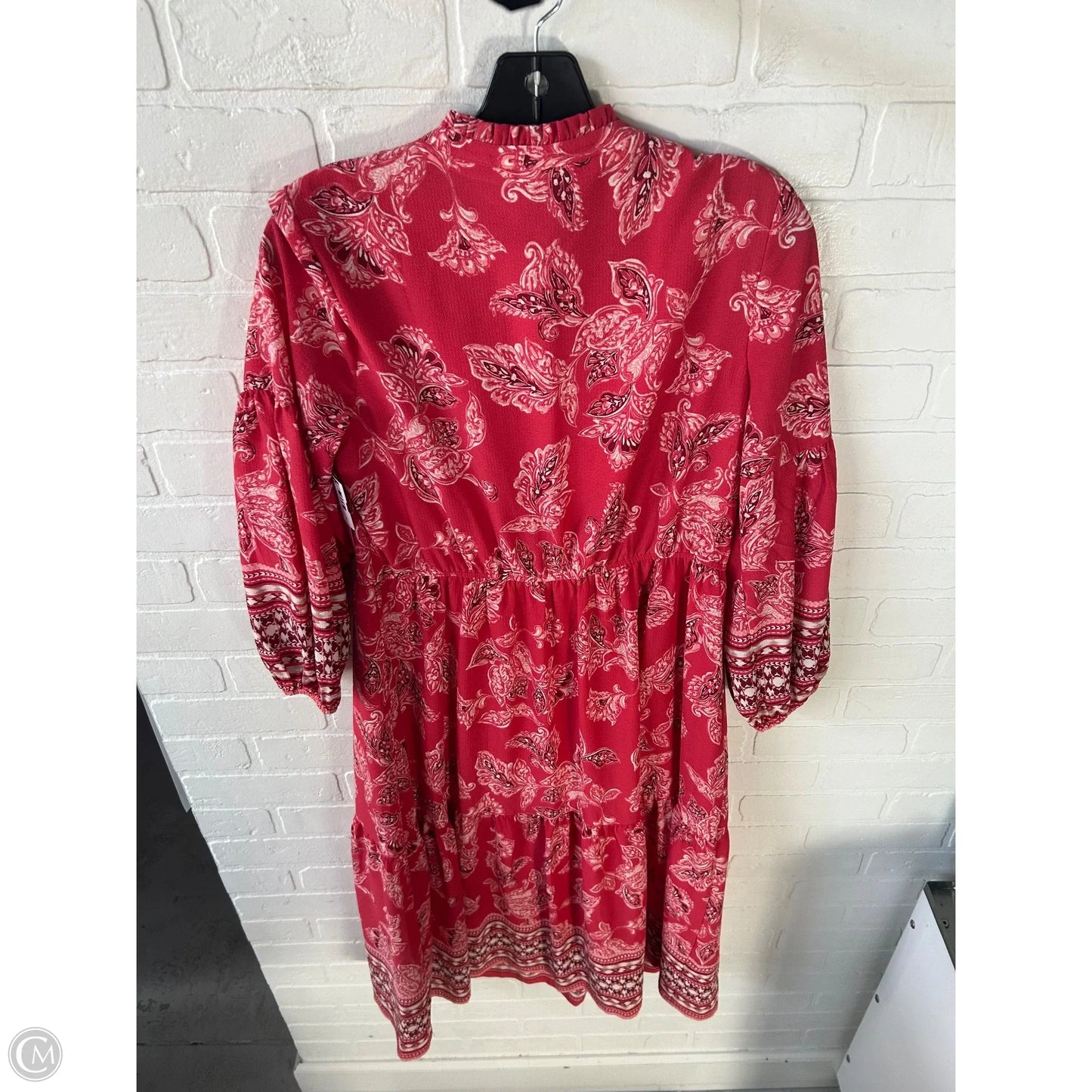 Dress Casual Midi By Vince Camuto In Pink, Size: M