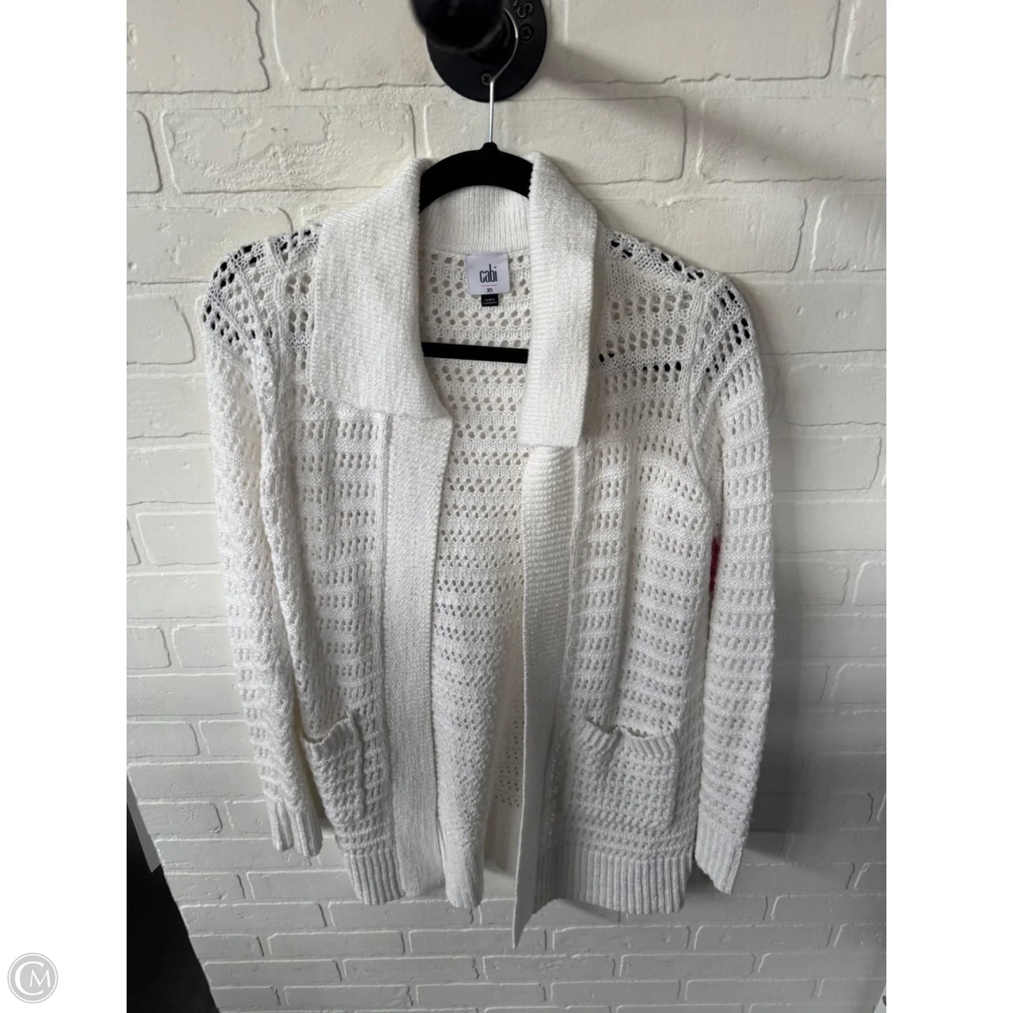 Sweater Cardigan By Cabi In White, Size: Xs