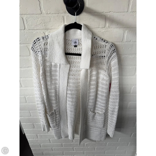Sweater Cardigan By Cabi In White, Size: Xs
