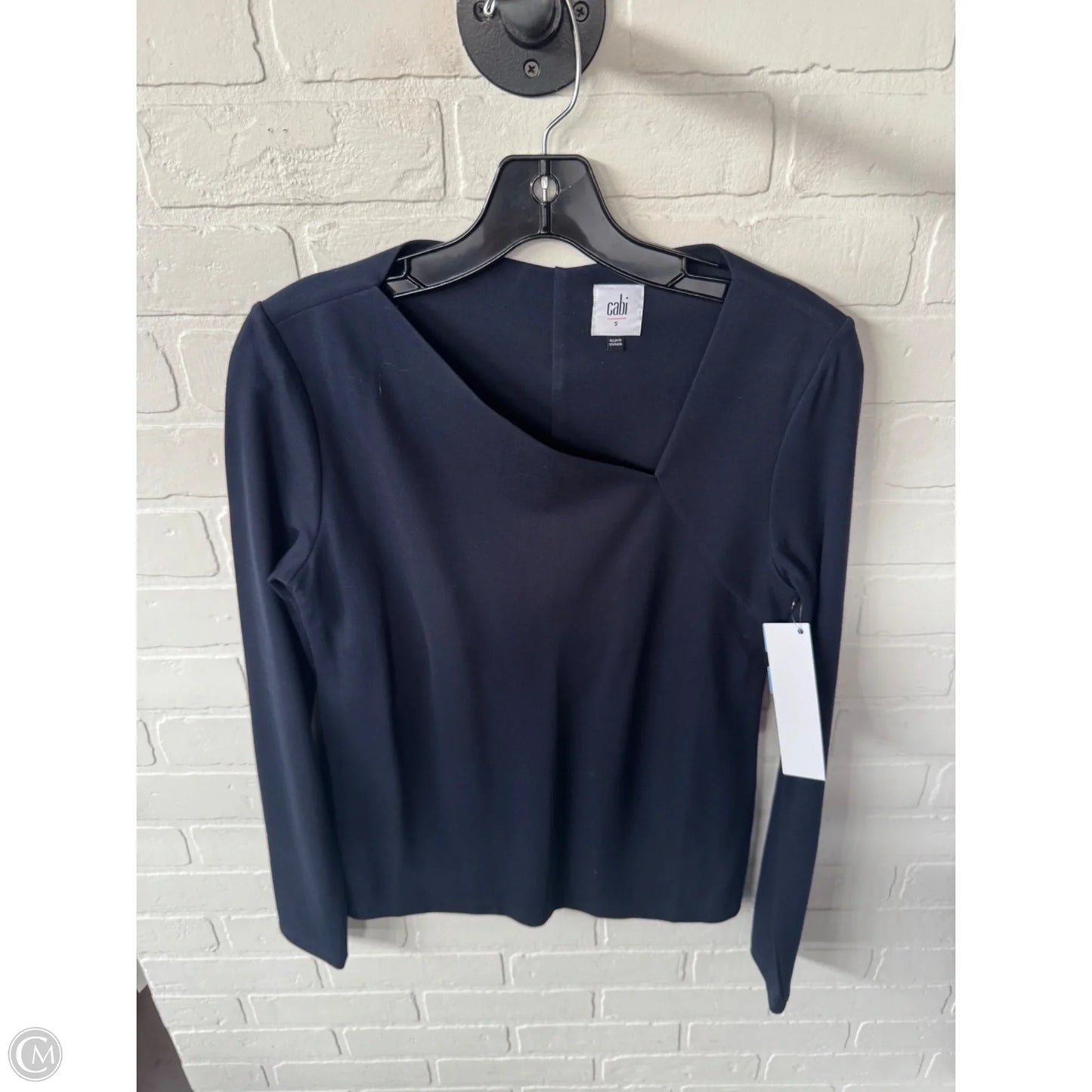 Top Long Sleeve By Cabi In Blue, Size: S