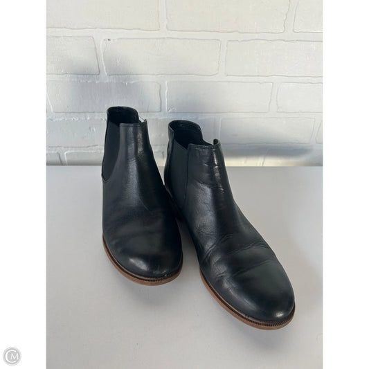 Boots Ankle Flats By Clarks In Black, Size: 8