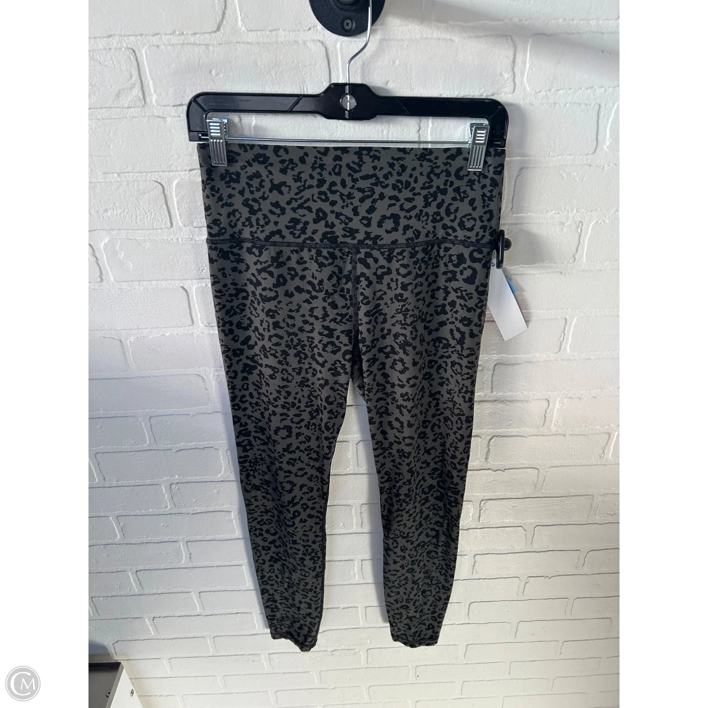 Athletic Leggings By Athleta In Black & Grey, Size: 8