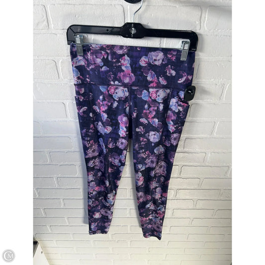 Athletic Leggings By Athleta In Purple, Size: 8