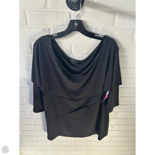 Top 3/4 Sleeve By Cmb In Black, Size: Xl