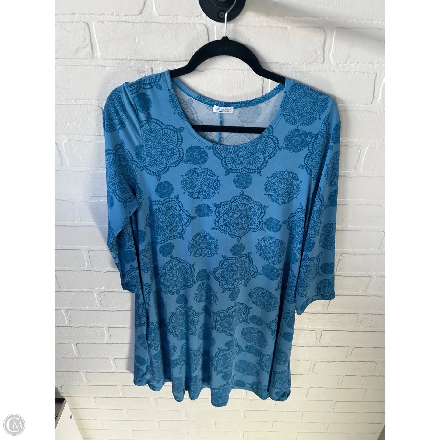 Dress Casual Short By Clothes Mentor In Blue, Size: L