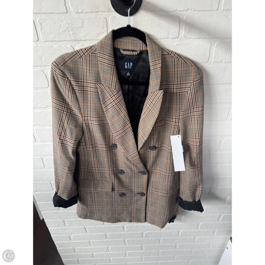 Blazer By Gap In Black & Yellow, Size: S
