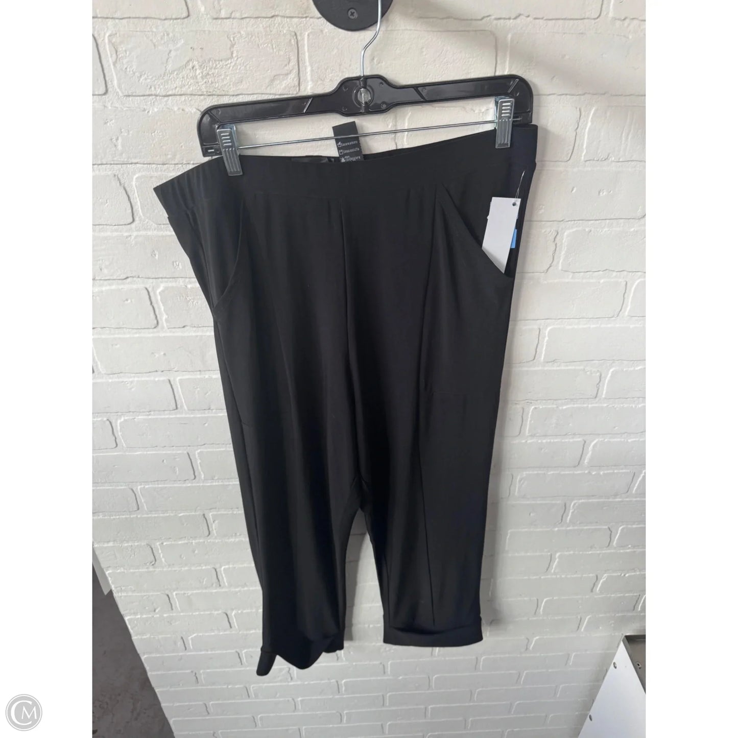 Pants Lounge By Clothes Mentor In Black, Size: 16