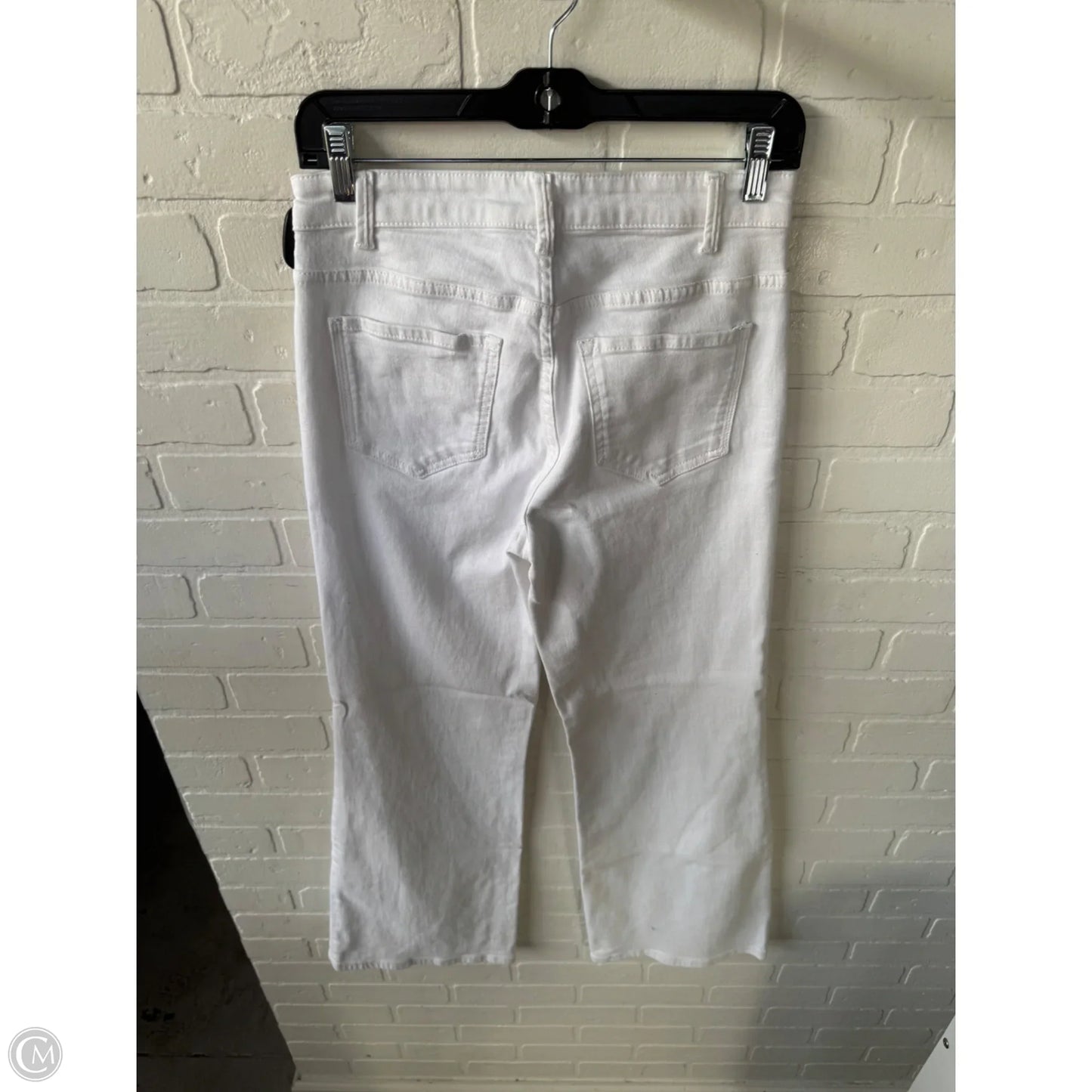 Jeans Flared By Boston Proper In White Denim, Size: 4