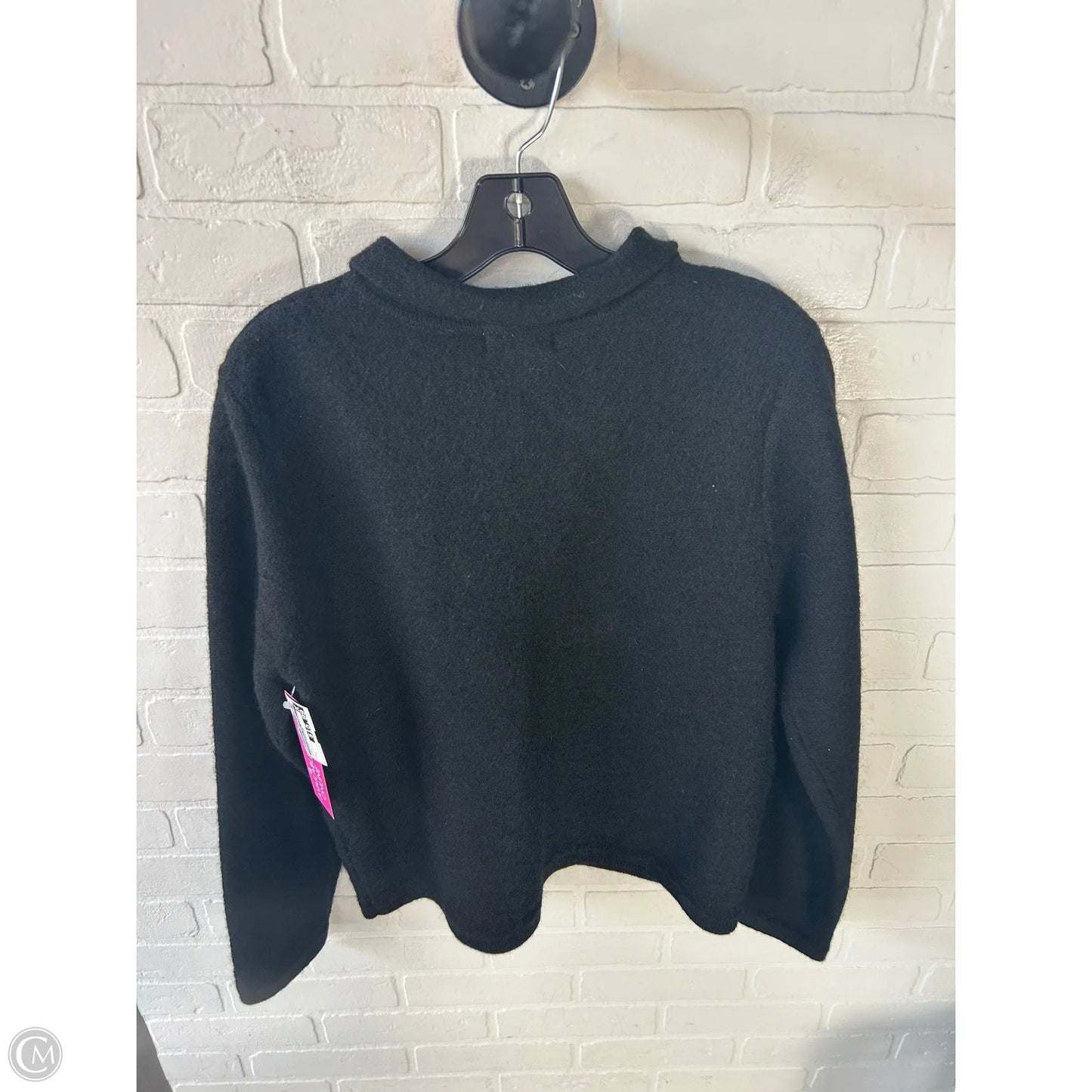 Sweater Cardigan By Christopher And Banks In Black, Size: L