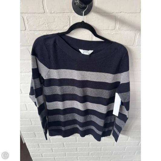 Sweater By Market & Spruce In Blue & White, Size: Xl