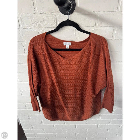Sweater By Market & Spruce In Brown, Size: Xl
