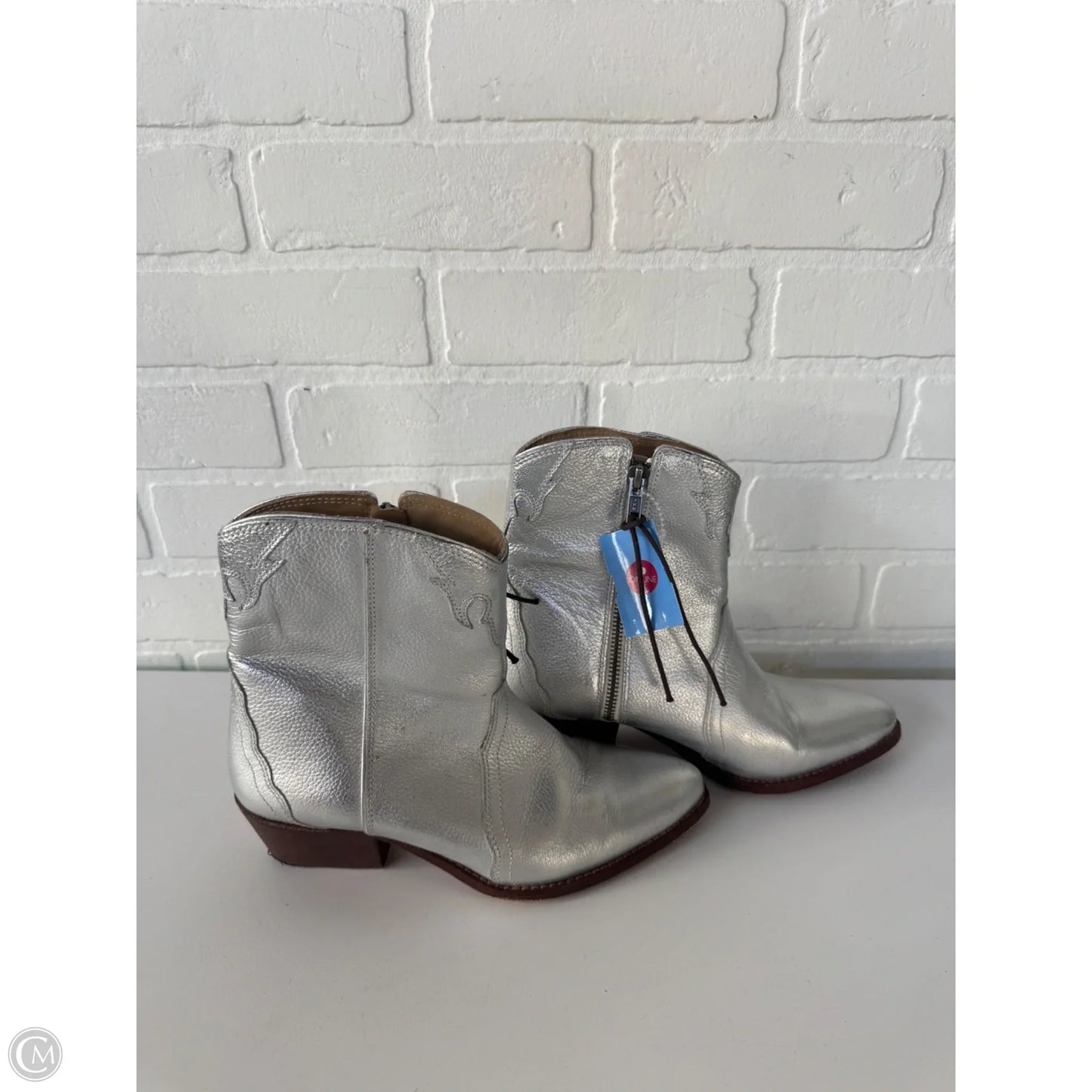 Boots Western By Free People In Silver, Size: 6