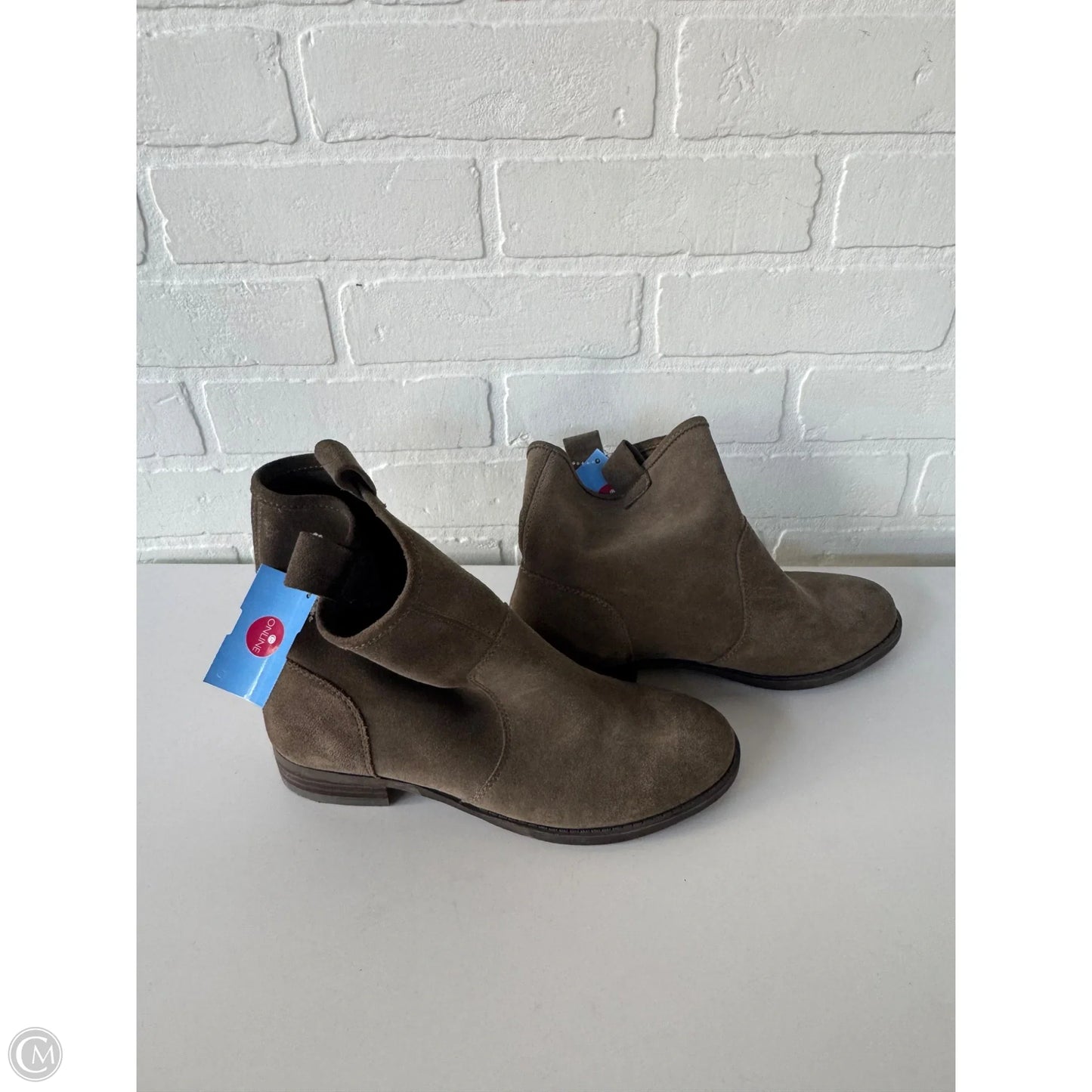 Boots Mid-calf Flats By Sole Society In Taupe, Size: 6