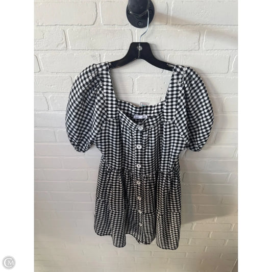 Dress Casual Short By Dex In Black & White, Size: S