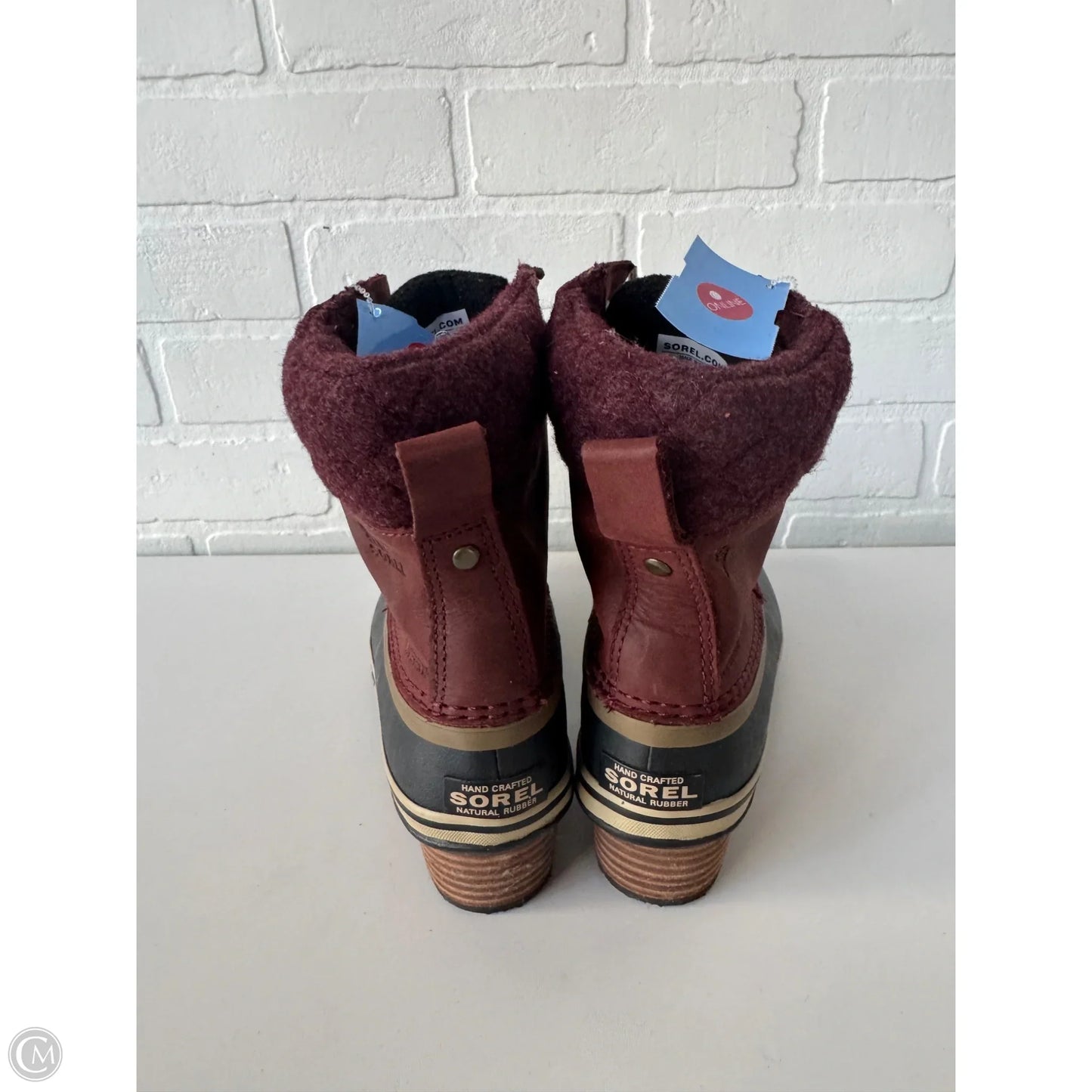 Boots Snow By Sorel In Black & Red, Size: 6