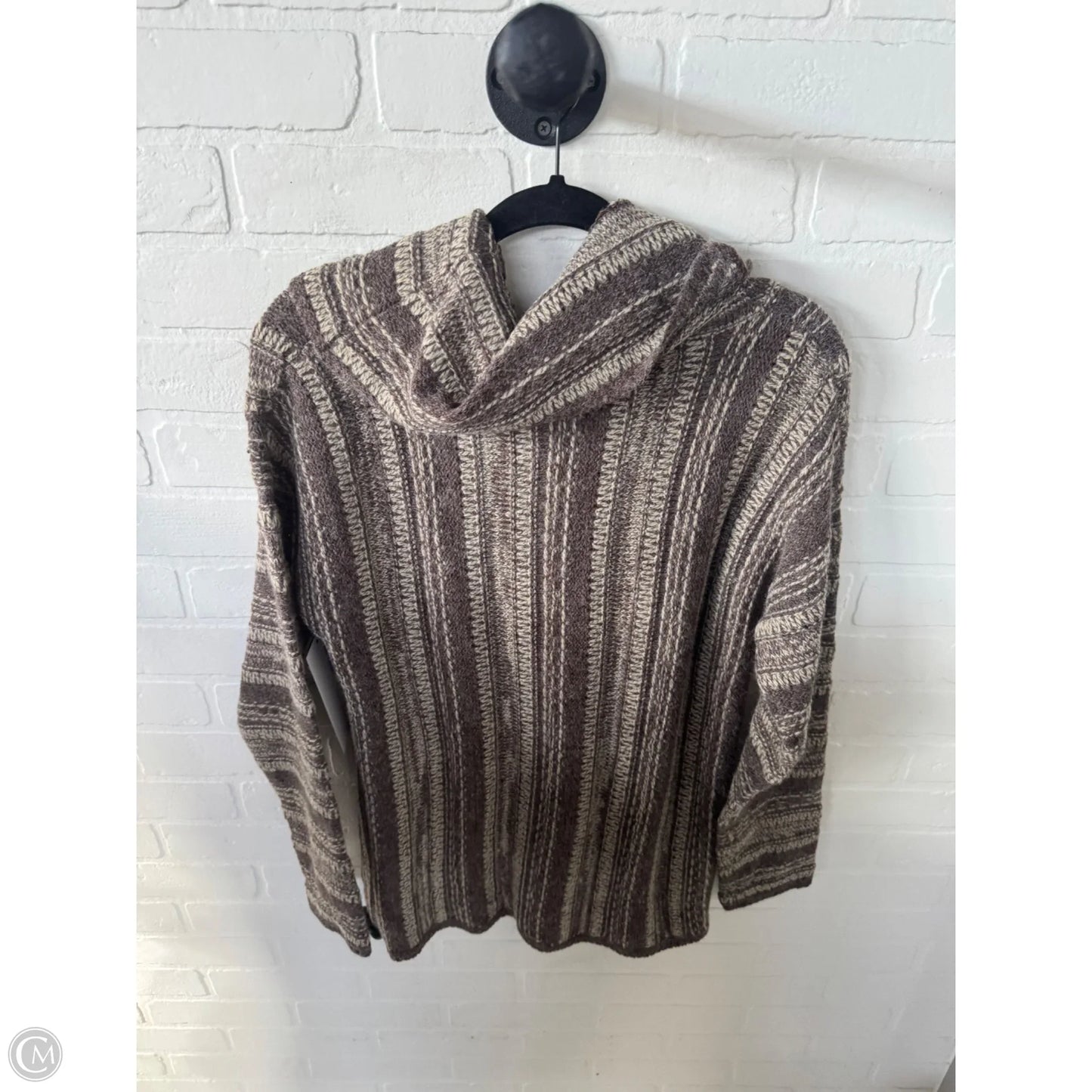 Sweater By Cmc In Brown & Tan, Size: L