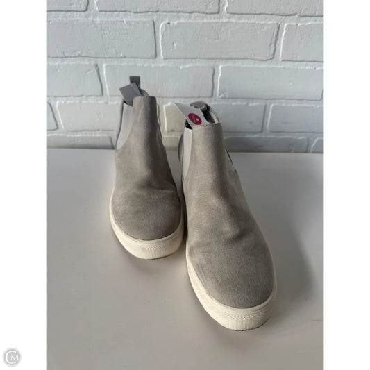 Shoes Heels Wedge By Abound In Grey, Size: 8