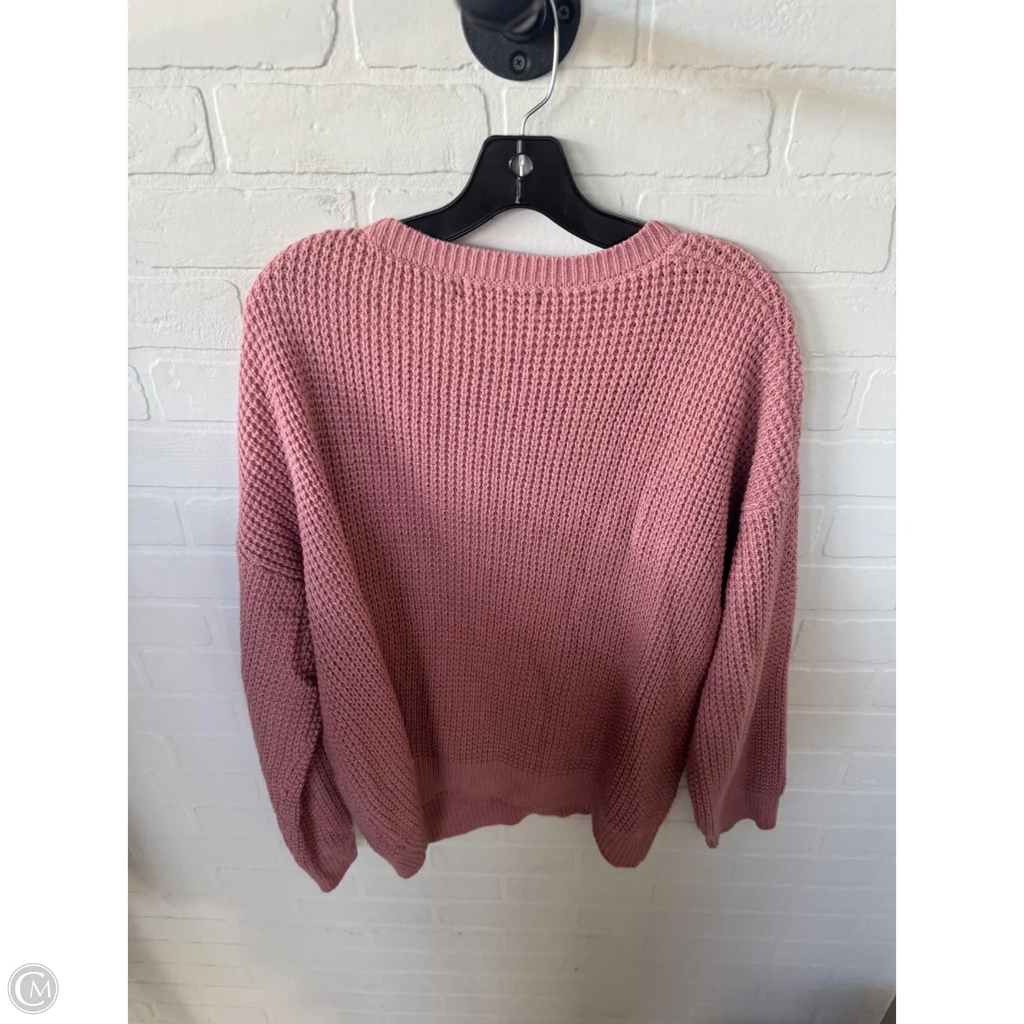 Sweater By Clothes Mentor In Pink, Size: Xl
