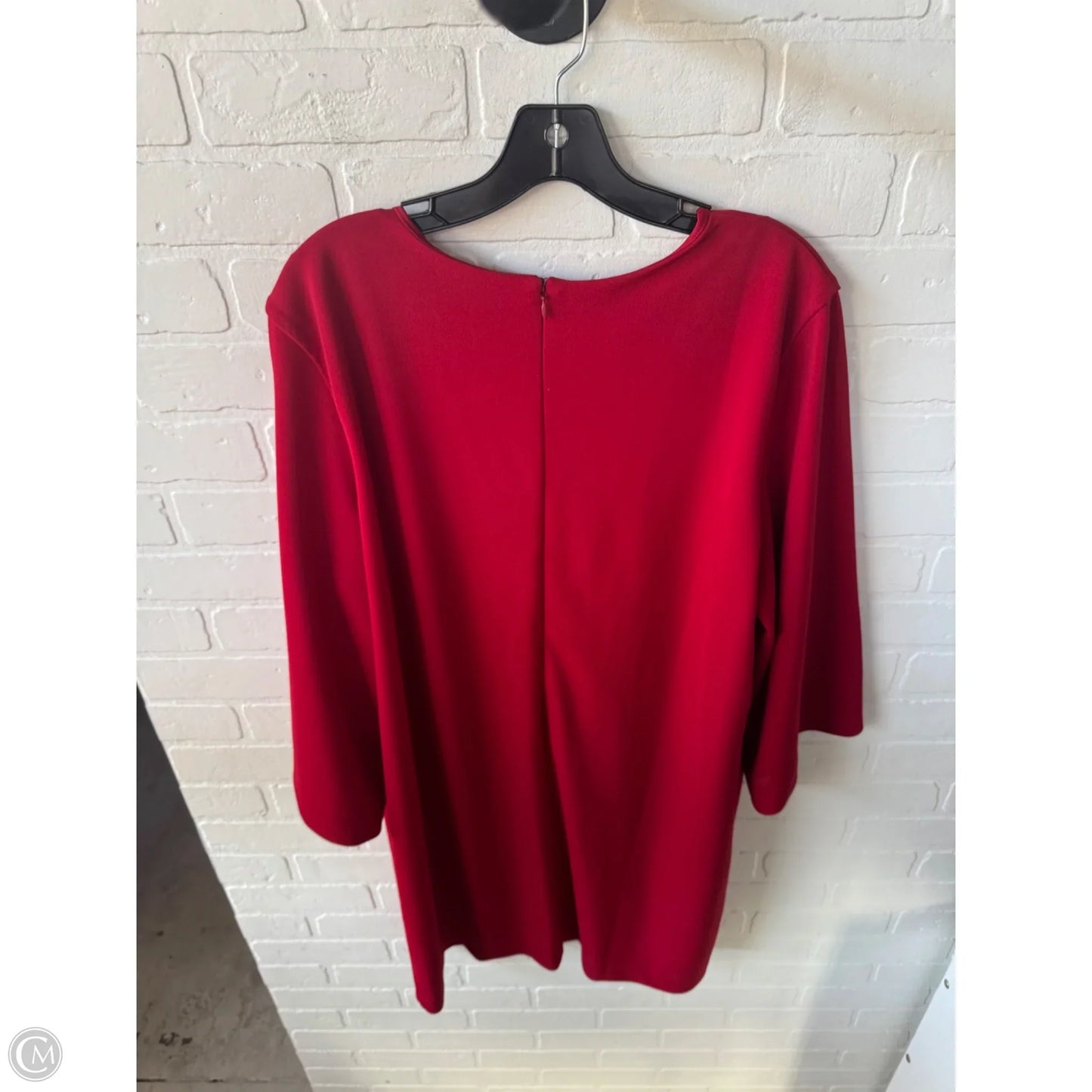 Dress Work By Chicos In Red, Size: 2x