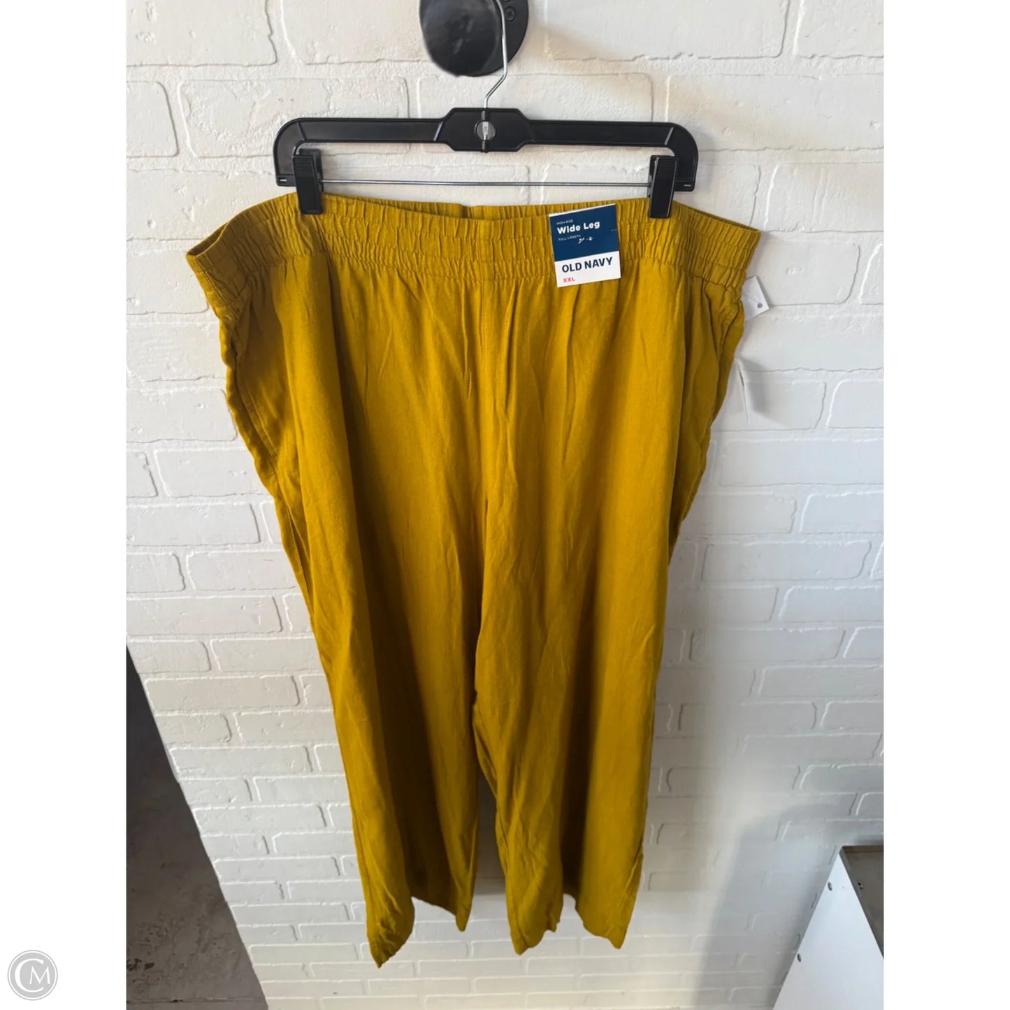 Pants Wide Leg By Old Navy In Yellow, Size: 18
