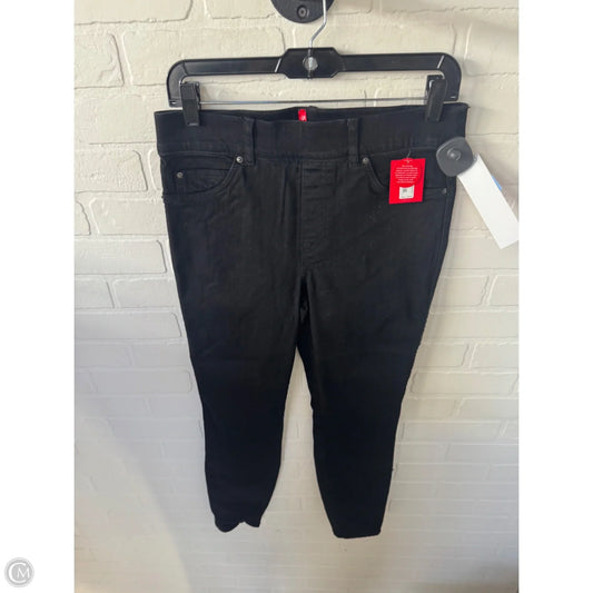 Jeans Jeggings By Spanx In Black Denim, Size: 8