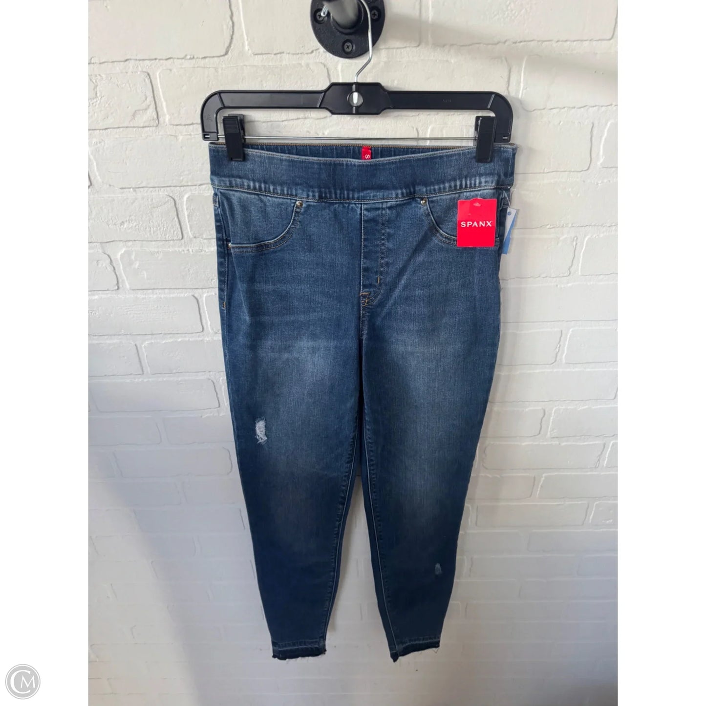Jeans Jeggings By Spanx In Blue Denim, Size: 8