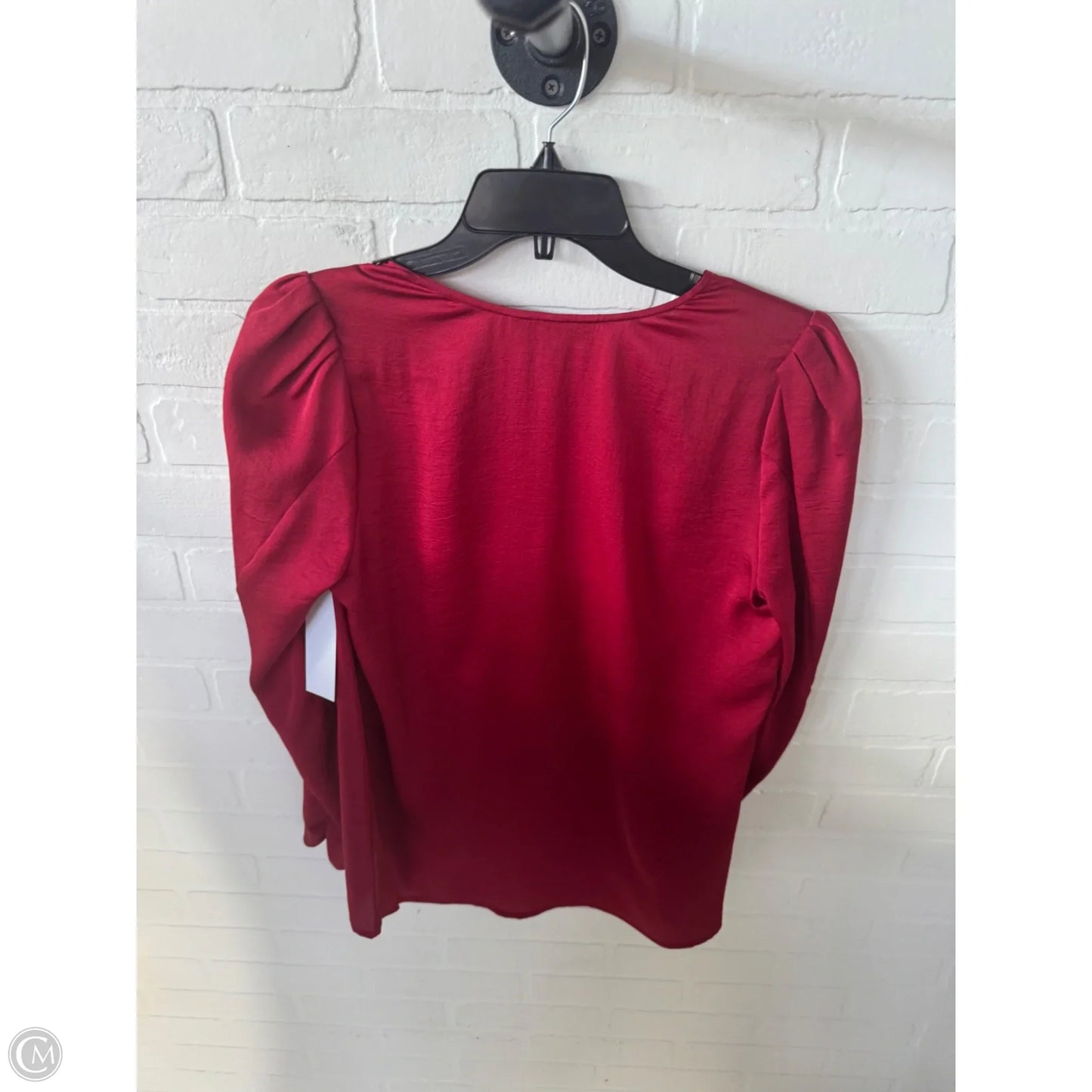 Top Long Sleeve By Express In Red, Size: M