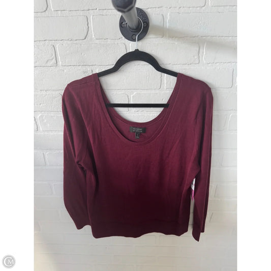 Sweater By Banana Republic In Red, Size: L