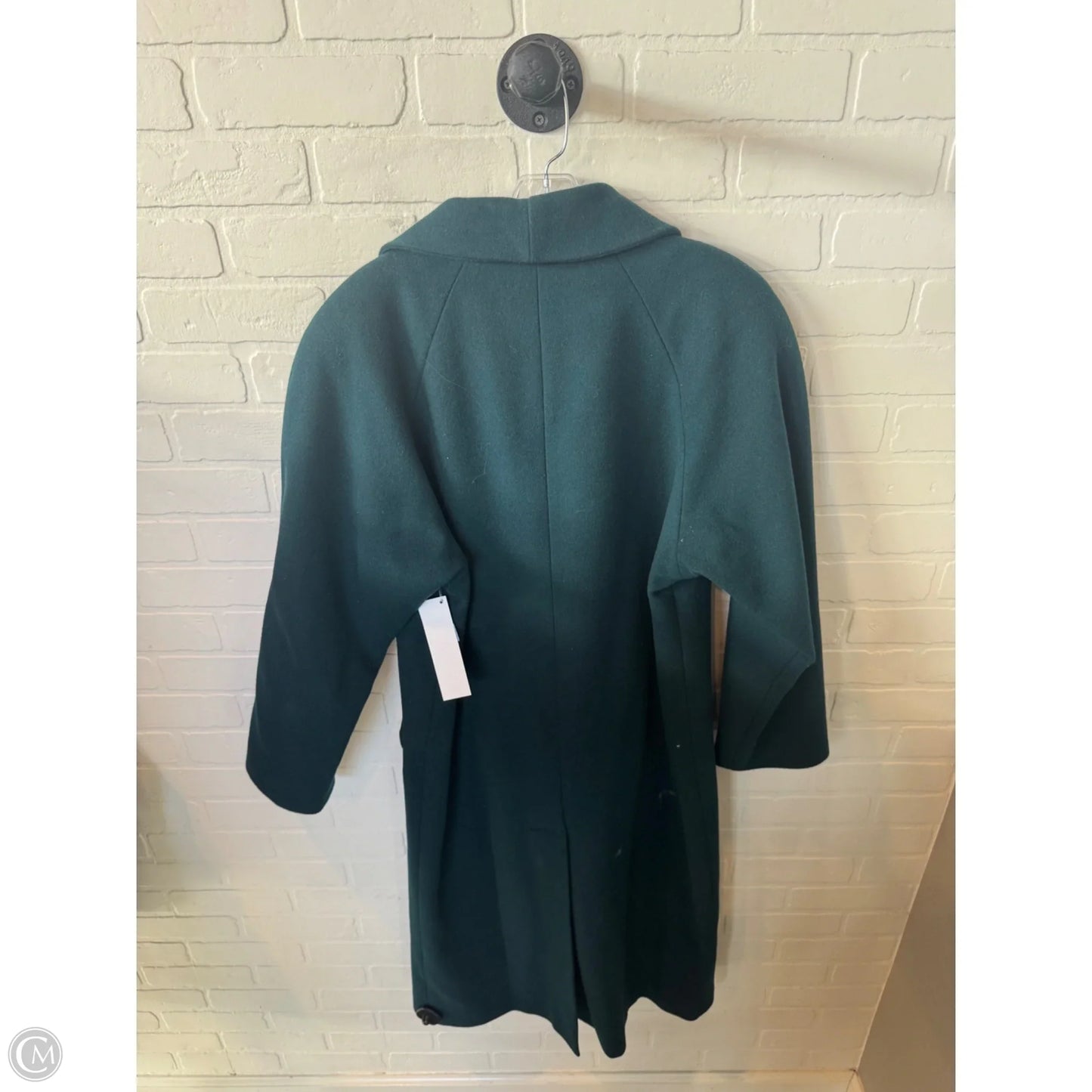 Coat Wool By Clothes Mentor In Teal, Size: L