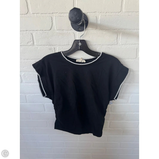 Top Short Sleeve By Madewell In Black, Size: M