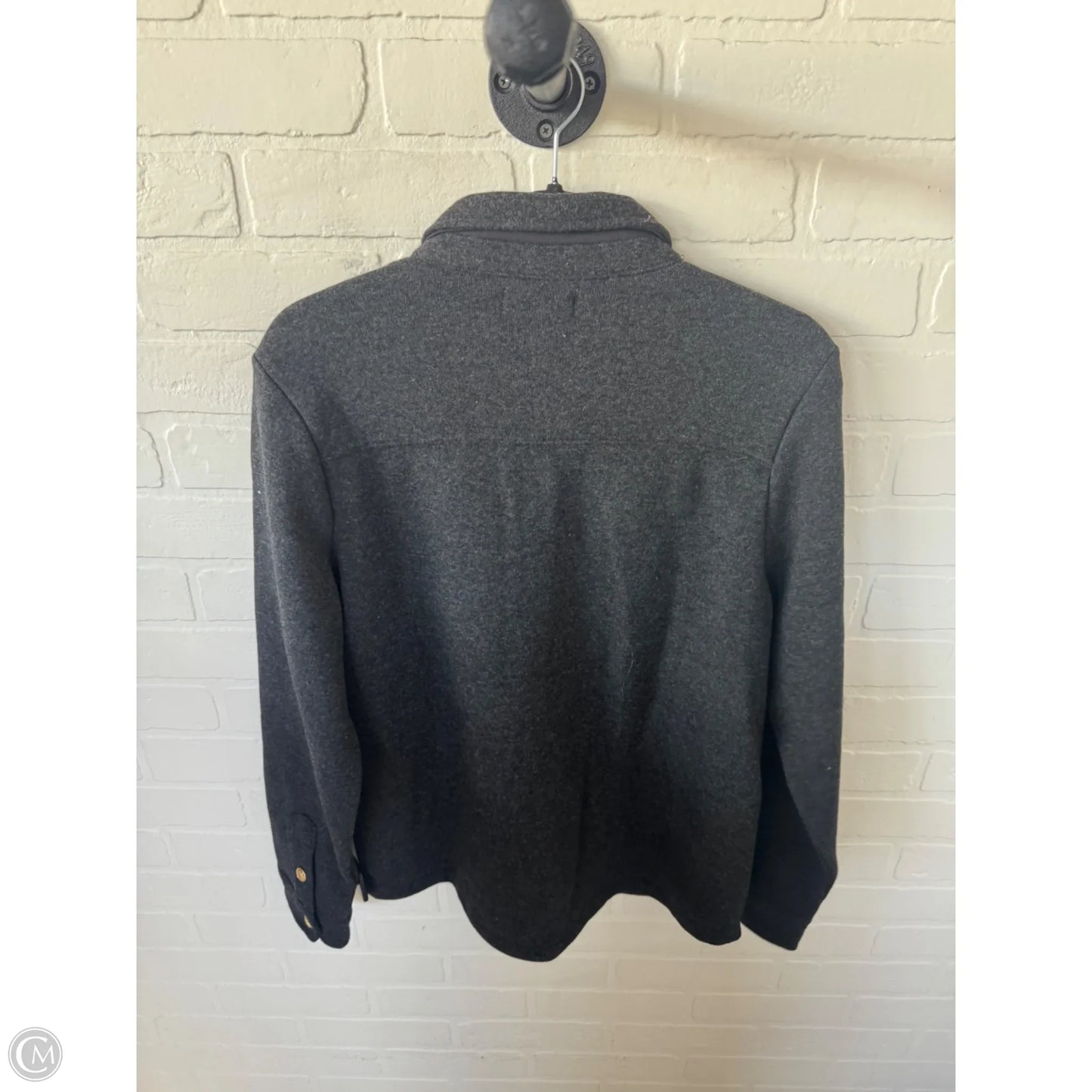 Jacket Shirt By J. Crew In Grey, Size: S