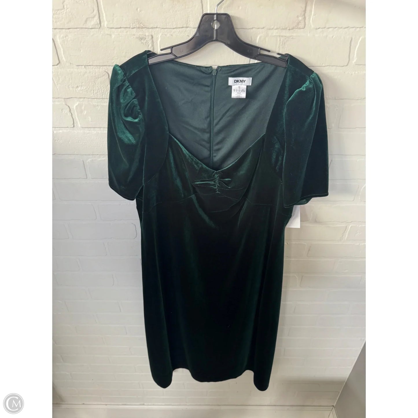 Dress Party Midi By Dkny In Green, Size: Xl
