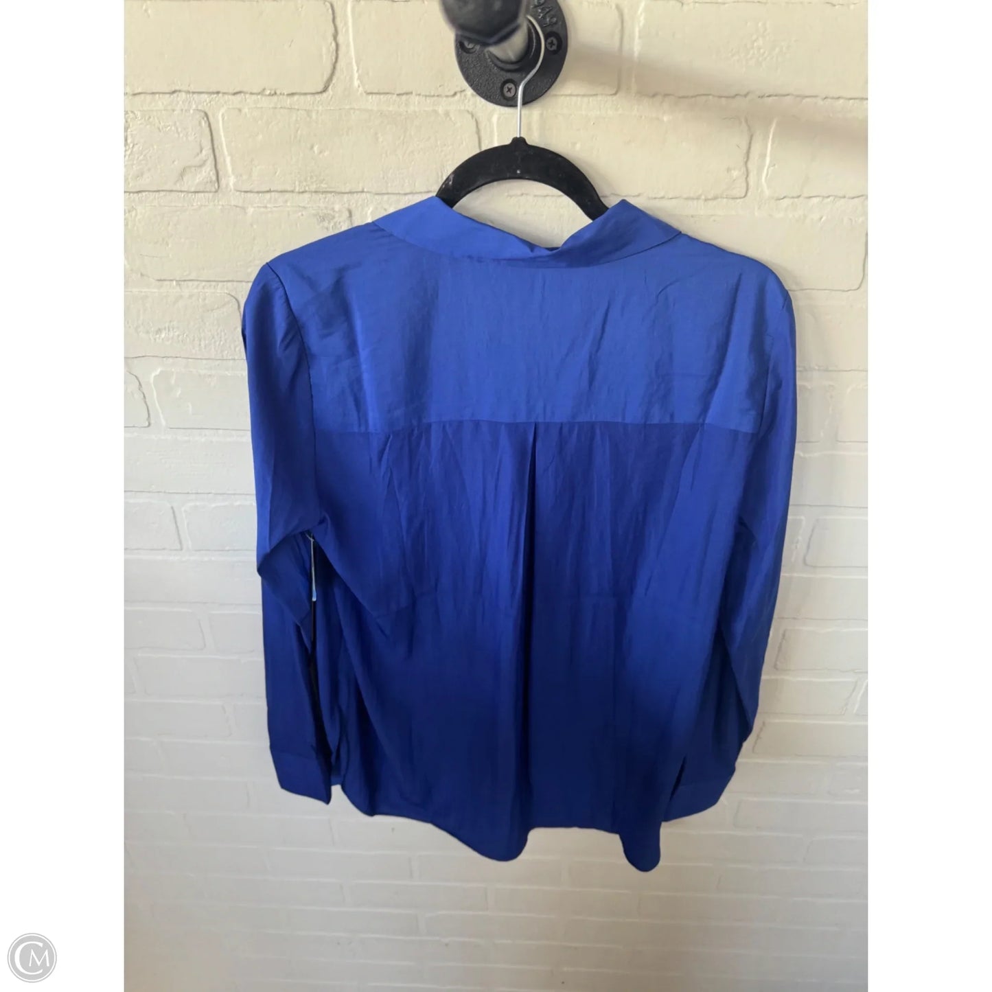 Top Long Sleeve By Rose And Olive In Blue, Size: S