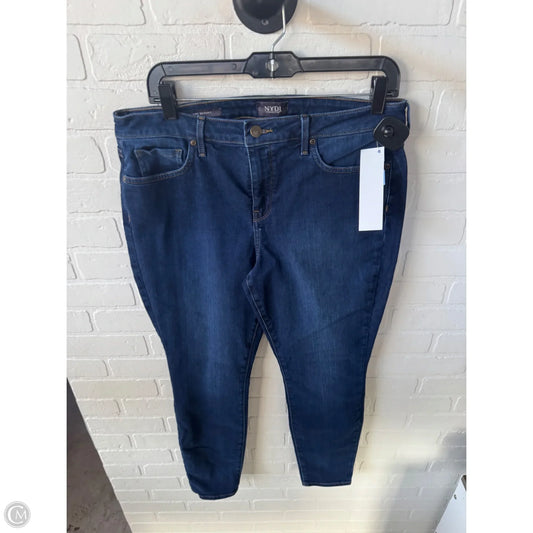 Jeans Skinny By Not Your Daughters Jeans In Blue Denim, Size: 12