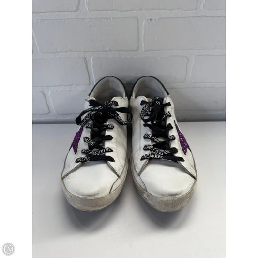 Shoes Luxury Designer By Golden Goose In White, Size: 7.5