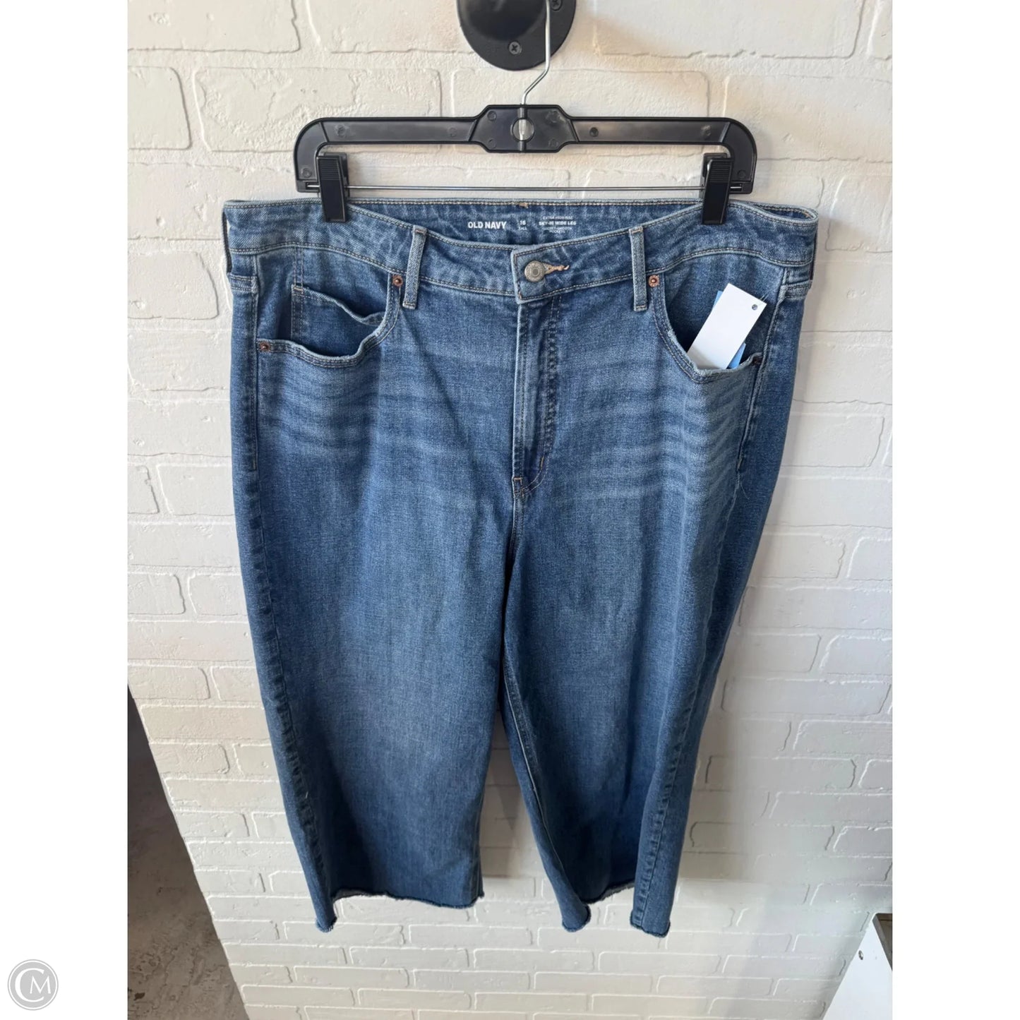 Jeans Wide Leg By Old Navy In Blue Denim, Size: 16