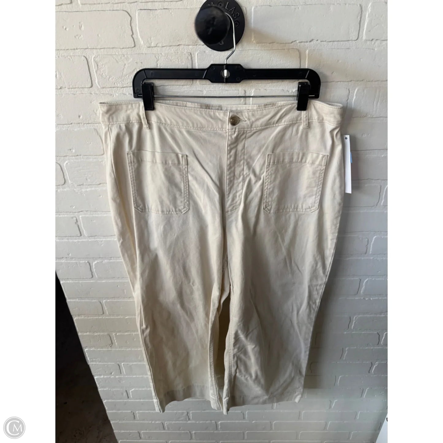 Pants Wide Leg By Old Navy In Cream, Size: 16