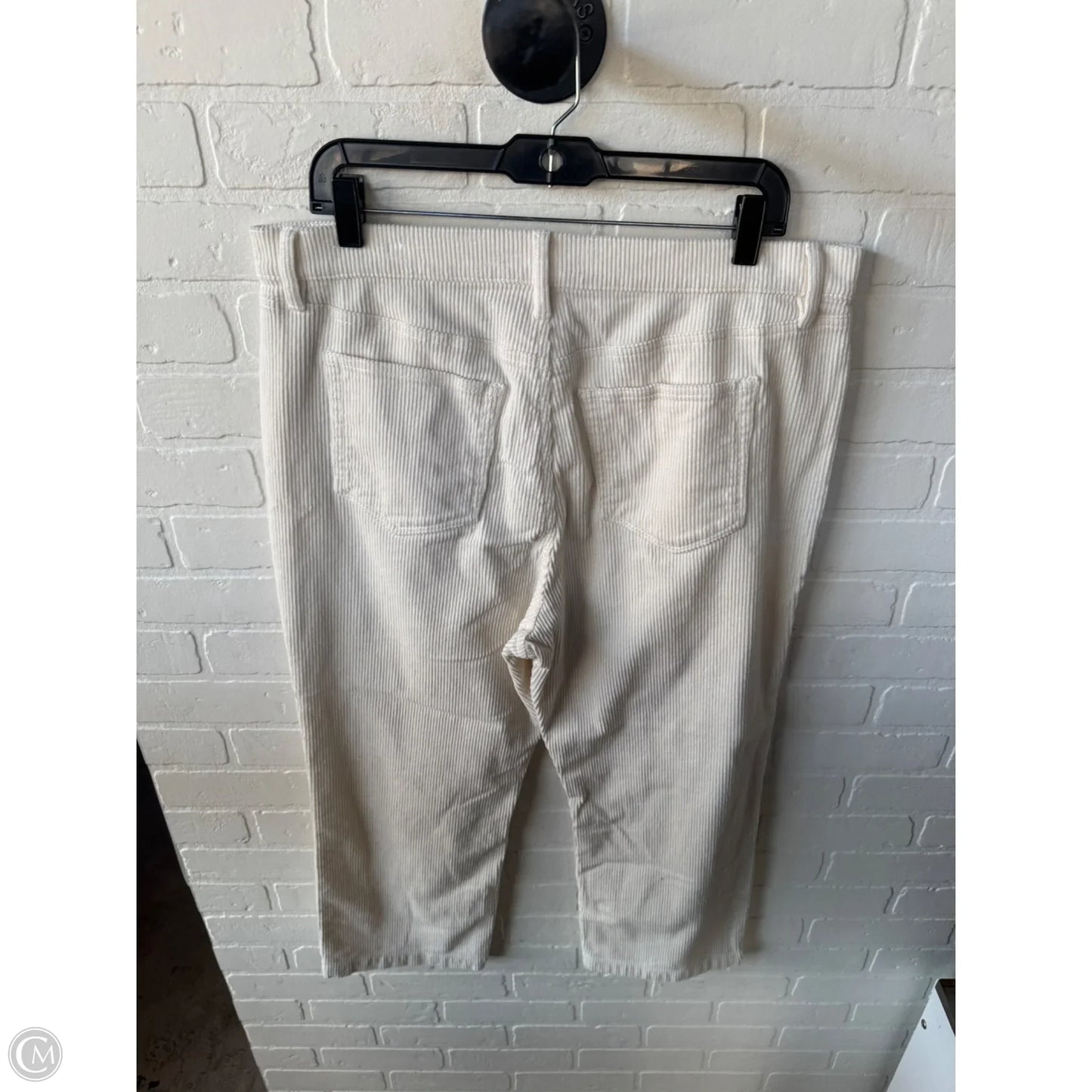 Pants Corduroy By Loft In Cream, Size: 16