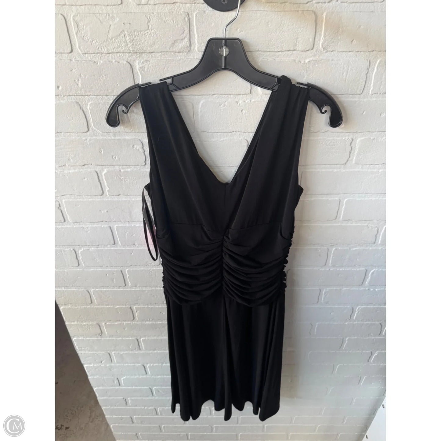 Dress Party Midi By Dressbarn In Black, Size: L