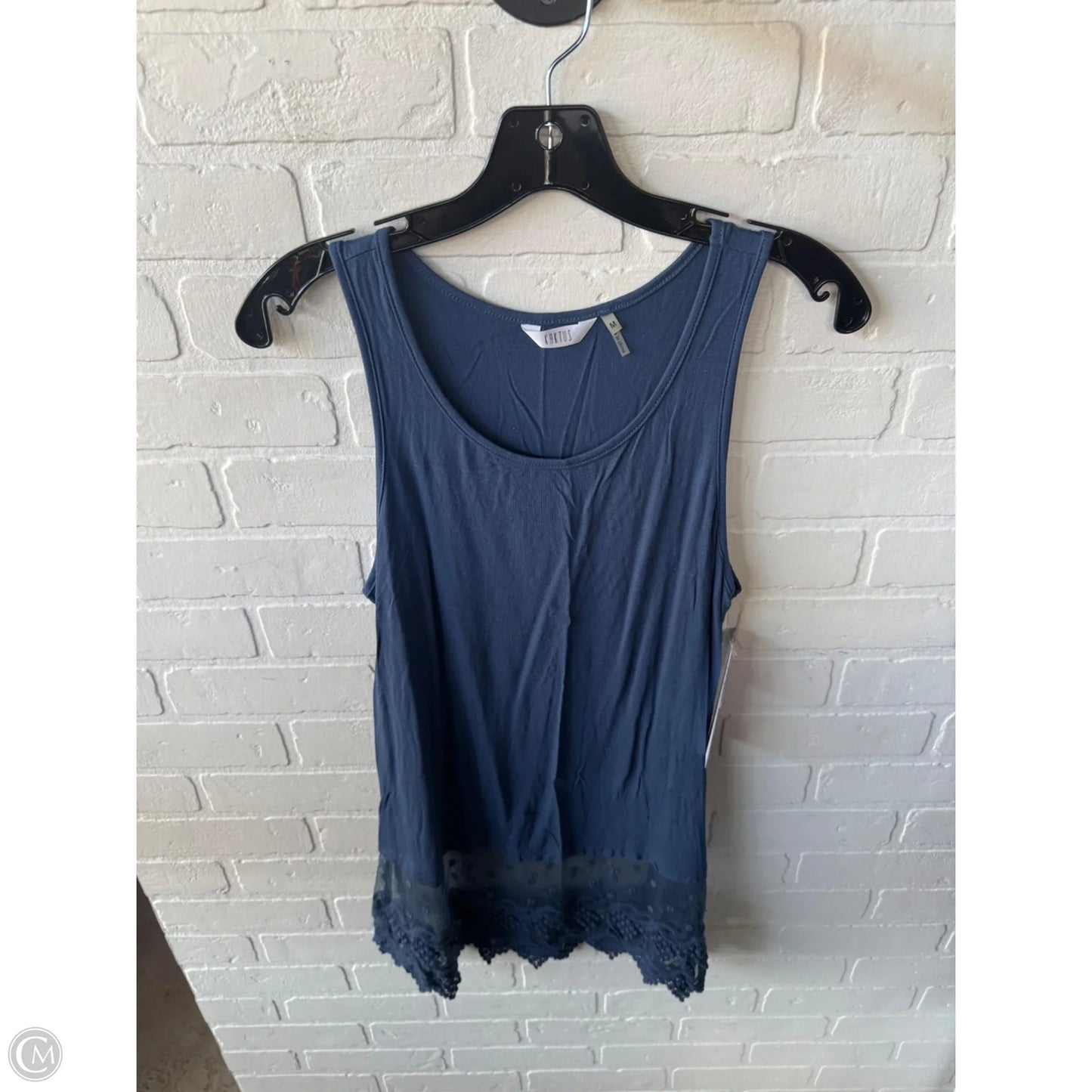 Top Sleeveless By Kaktus In Blue, Size: M